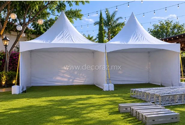 Renta de carpas árabes con diseño elegante para eventos y bodas