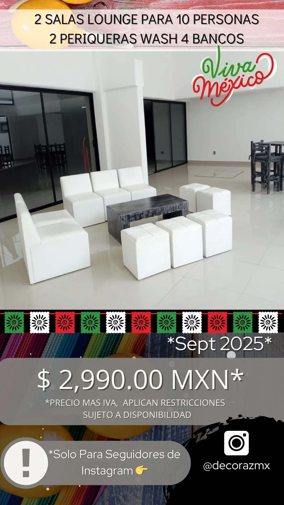 Promo de Salas wash