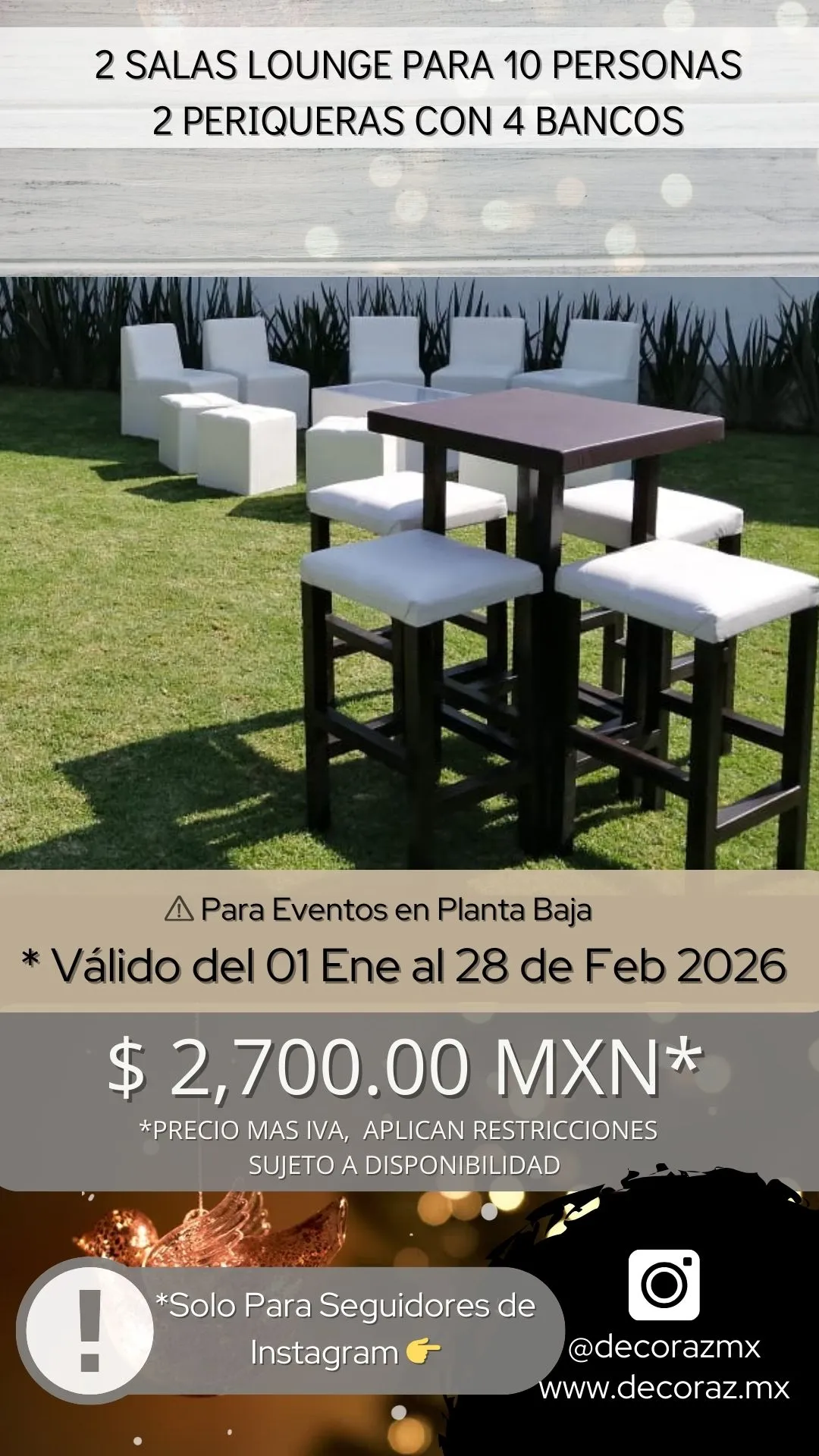 Promo de Salas Lounge